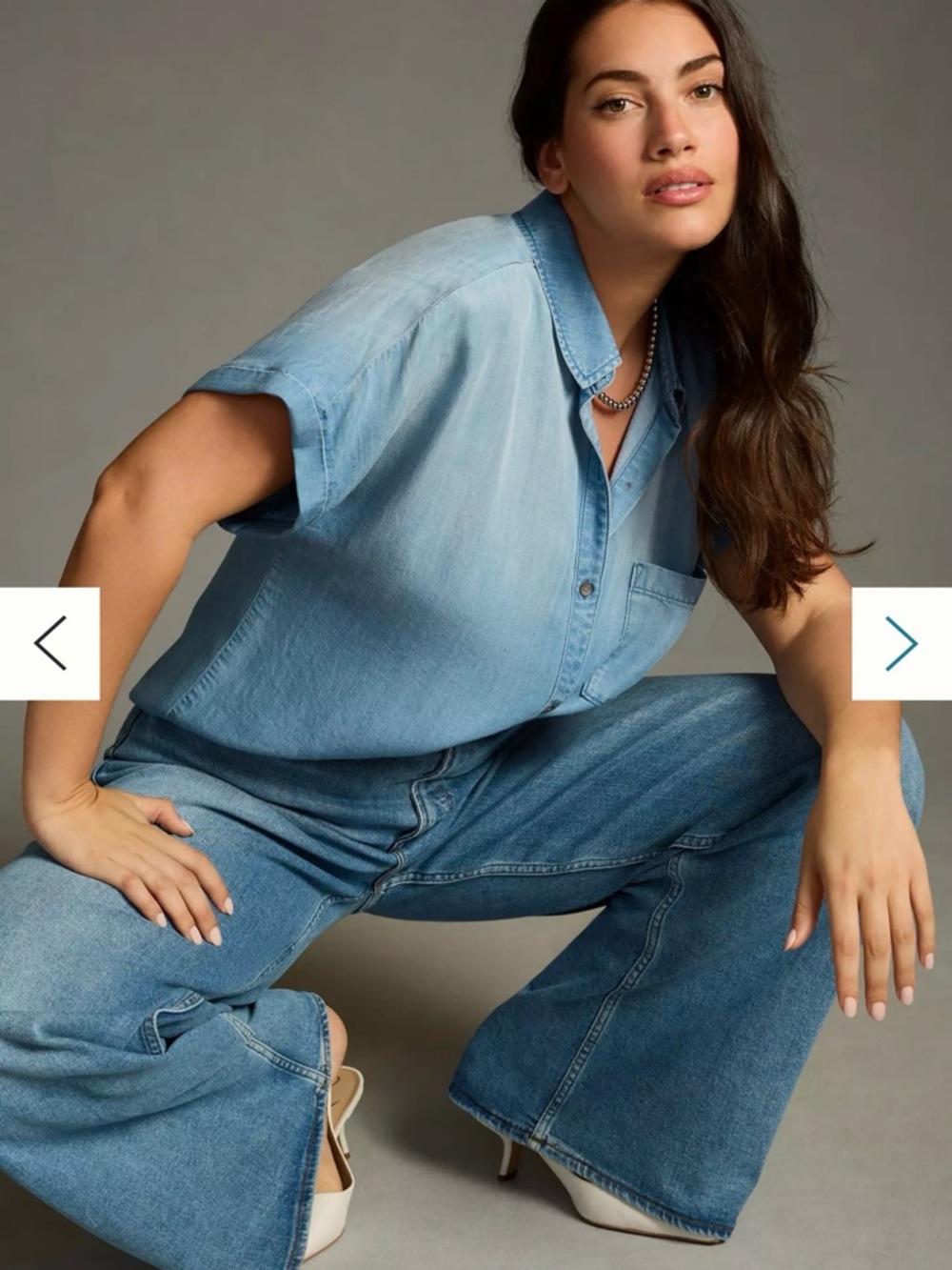 Cloth & Stone Breezy Button Down Blouse - Picture 3 of 4